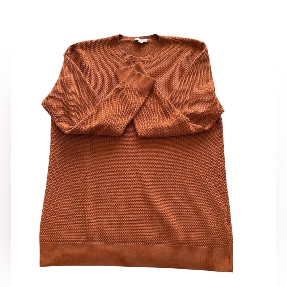 COS textured crew neck sweater size M